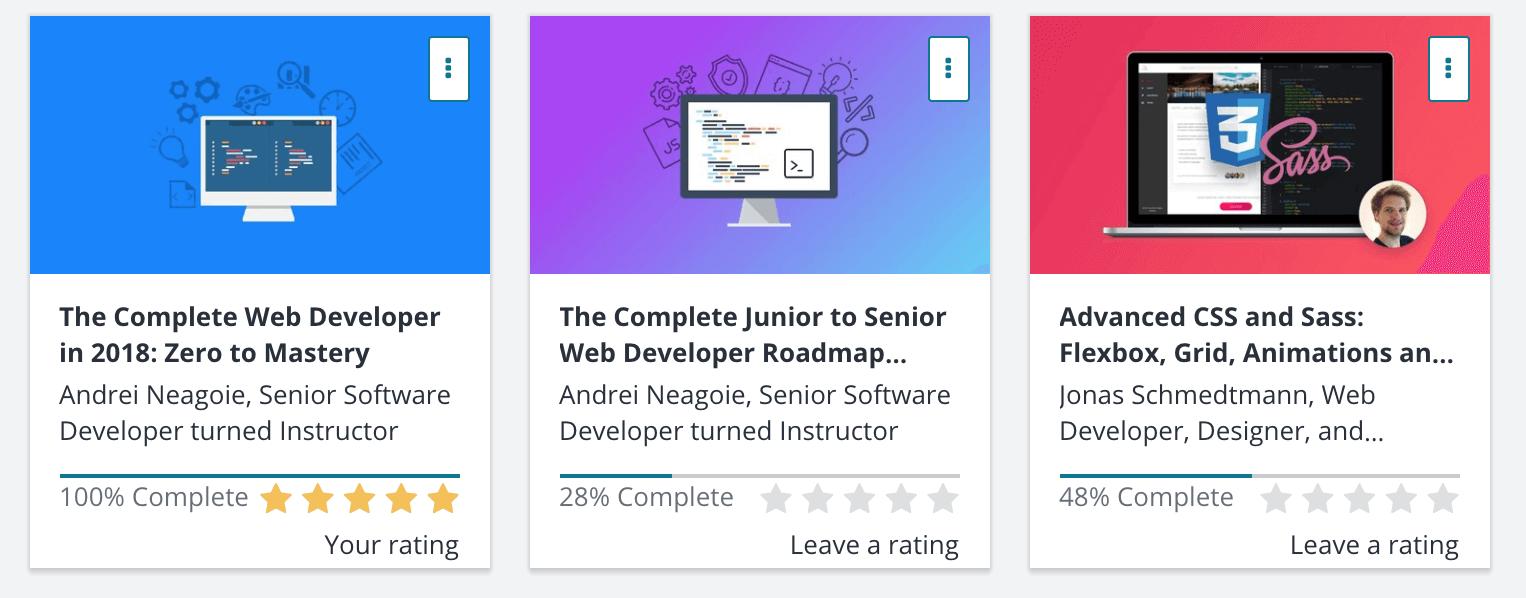 Courses on Udemy